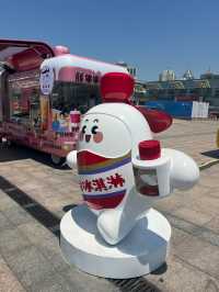 沒想到青島的奧帆中心也開美食市集啦