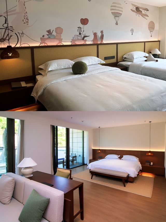 和閨蜜住了一次天然氧吧裡的大酒店。