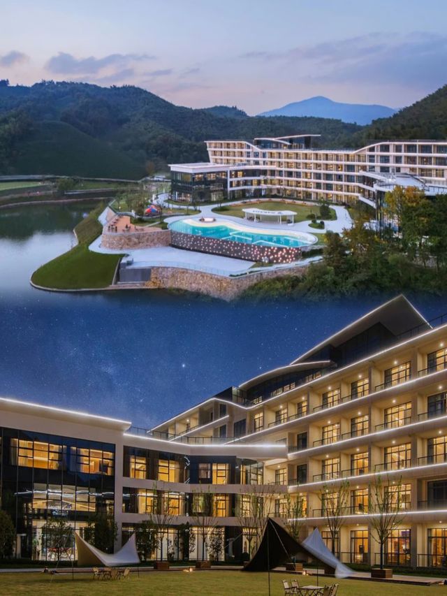 安吉天空之城，最美安吉湖景度假寶藏酒店。
