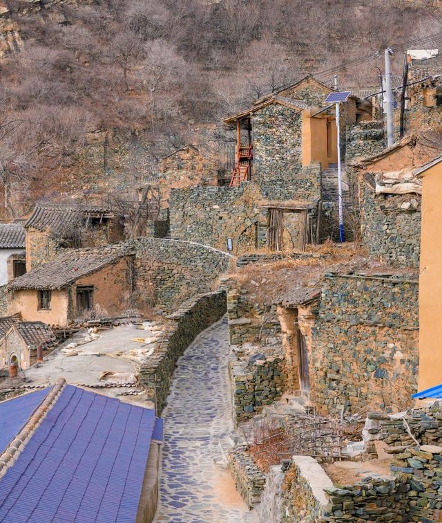 在太行山，我遇到了油畫一樣的古村！hi~