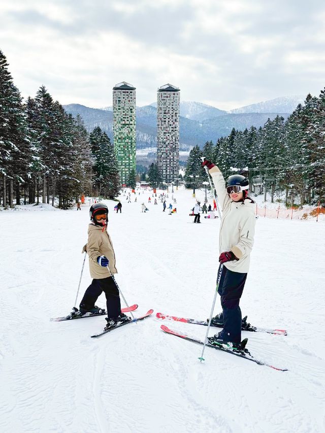 不得不說，全家一起滑雪，北海道TOMAMU真的是絕了