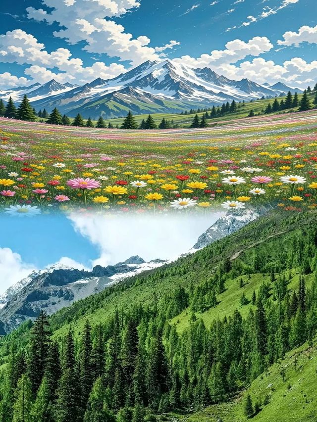 5月的四姑娘山就是封神級的美景