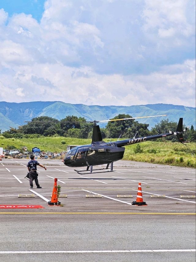阿蘇火山🌋＋ARIAIR直升機15分鐘遊🚁體驗