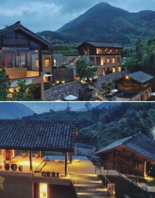 A Japanese-style private hot spring mountain retreat surrounded by valley tea gardens - Songyang Jiuzhe Homestay