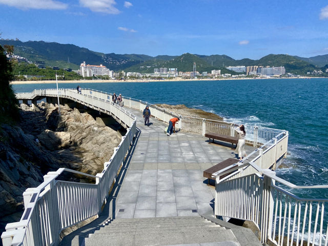 大海旁一雙會說話的眼睛✨鹽田棧道海景打卡神地🌊
