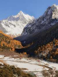 在稻城亞丁，看到了中國最壯麗的秋天和冬天