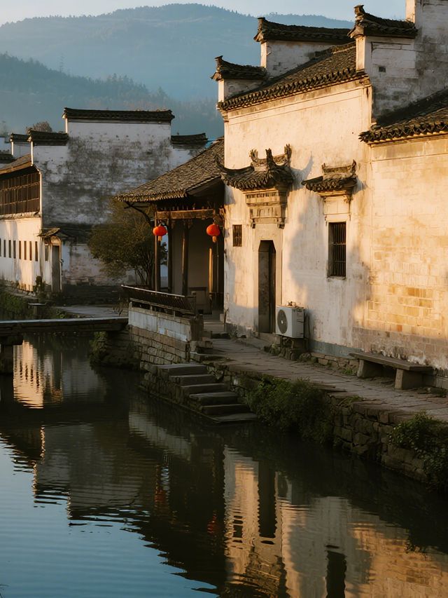 冬日呈坎煙雨行 親子解鎖八卦村的治癒時光