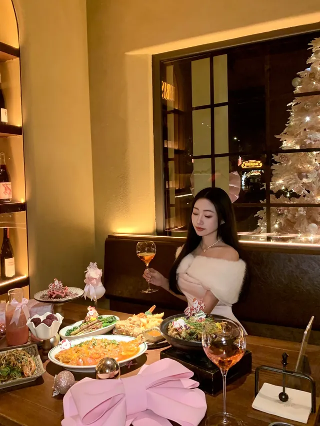 抓住長春的粉色聖誕樹啦 