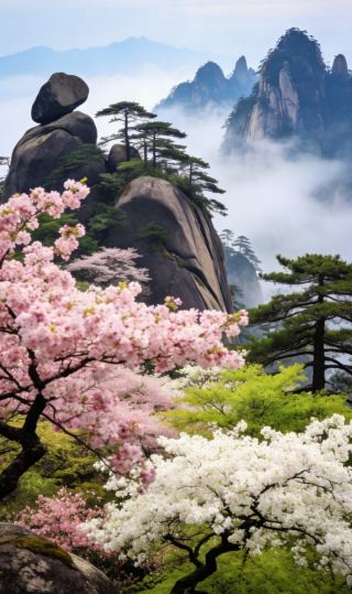 การหลีกหนีจากซานชิงซานในช่วงฤดูใบไม้ผลิ คือการเข้าพักในโรงแรมที่มีหมอกปกคลุมเพื่อช่วยบำบัดจิตใจ และไปชมดอกอะซาเลียที่สวยงาม