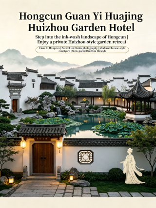 Hongcun Guanyi Huajing Huizhou Garden Hotel | Stay in the Ink-Wash Painting of Hongcun