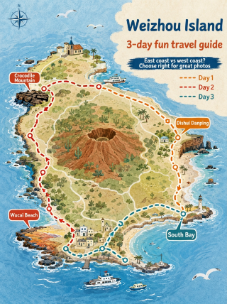 Weizhou Island: a foolproof guide — east coast vs west coast pick the right side