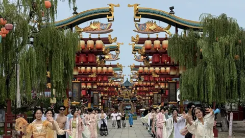 My feed is blowing up! I captured a real-life 'Along the River During the Qingming Festival' ✨ — traveler post in Jining