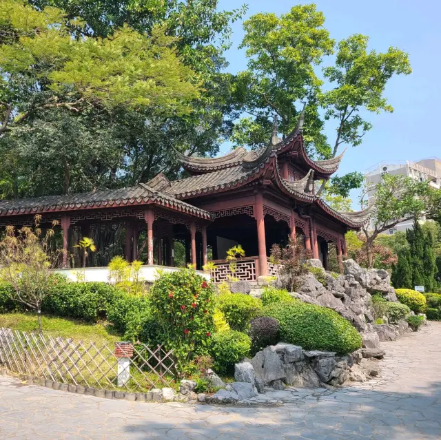 清初江南園林設計的九龍城寨公園