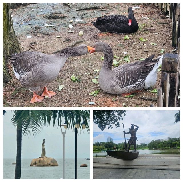 悠閒嘅珠海海濱公園