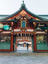 Visit Hie Shrine to see torii gates in Tokyo