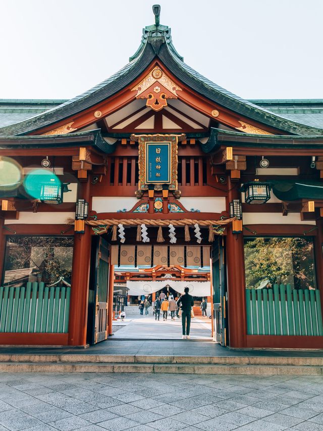 Visit Hie Shrine to see torii gates in Tokyo