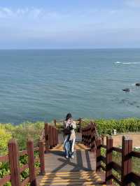 แนะนำพิกัดที่เที่ยวปูซาน Oryukdo Skywalk 🌼🌿🌊