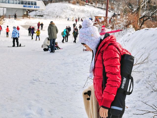 무주 리조트 스키장, 곤도라타고 설천봉까지🏔