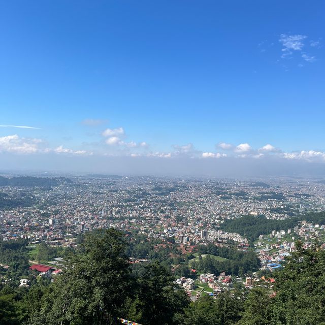 Kathmandu valley from budanilkantha