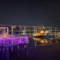 大稻埕貨櫃碼頭市集🛢享受晚霞與越夜越美麗的台北