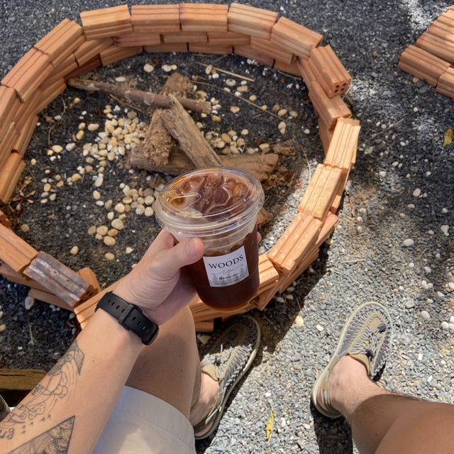 ร้านกาแฟในสวนสุดชิล WOODS Coffee