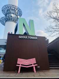 Locking our love at Namsan Tower 💘