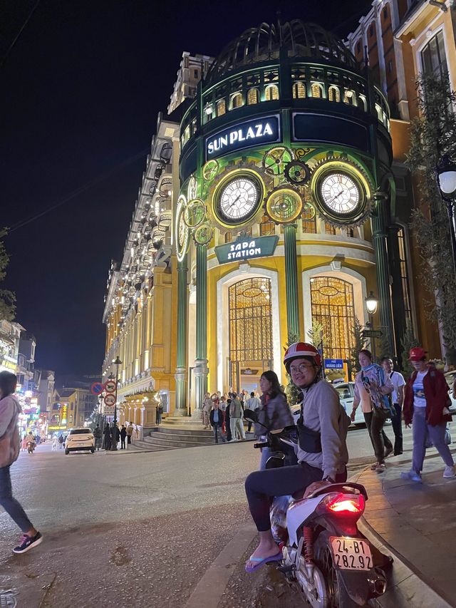 Ride a motorbike at SaPa, Vietnam.