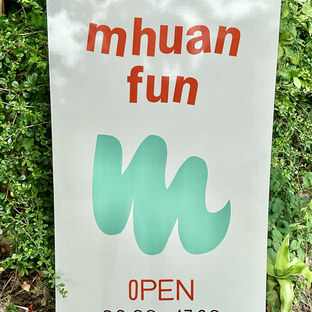 MhuanFun 🌸 คาเฟ่ริมน้ำสุดชิล #เปิดใหม่ #บ้านฉางระ