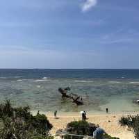 【沖縄】美しい海岸の奇岩！ハートロック