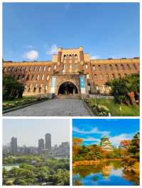 「大阪城：歷史古城與自然美景」