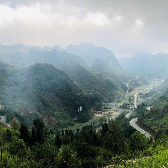 Breath taking view of Ma Pi Leng pass, Vietnam