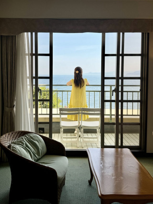 【神奈川/真鶴】湯河原の小高い丘の上にある 全室オーシャンビューのホテル🫧