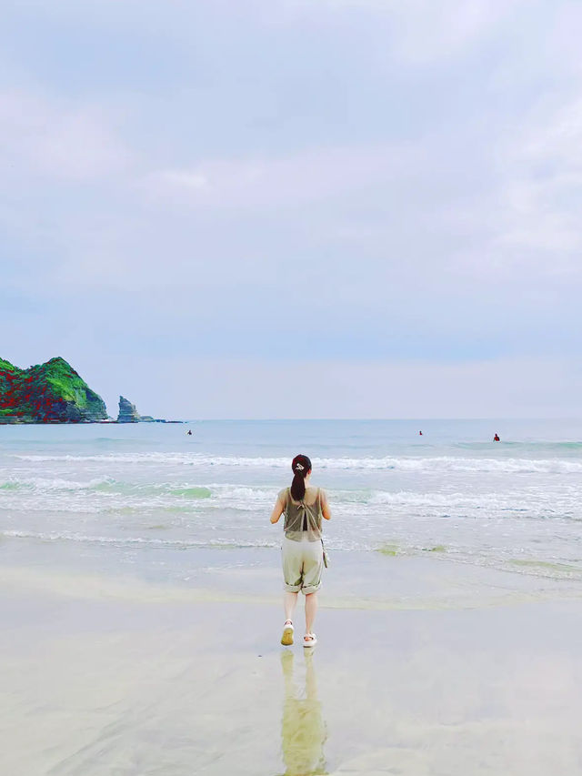 【千葉】本当は教えたくない🫢白い鳥居が神秘的🤍涼しくて快適な海水浴場