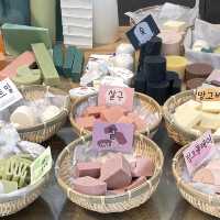 安国駅にある石鹸ブランド"hanahzo"🧼