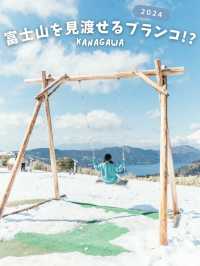 【ここどこ？】富士山を眺められる大きなブランコ!!!
