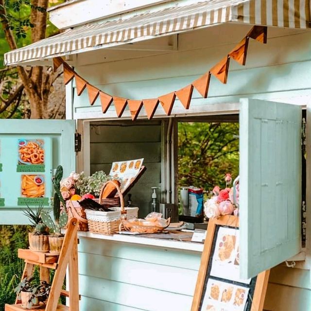 🌳คาเฟ่ในสวน บรรยากาศดี @กาญจนบุรี
