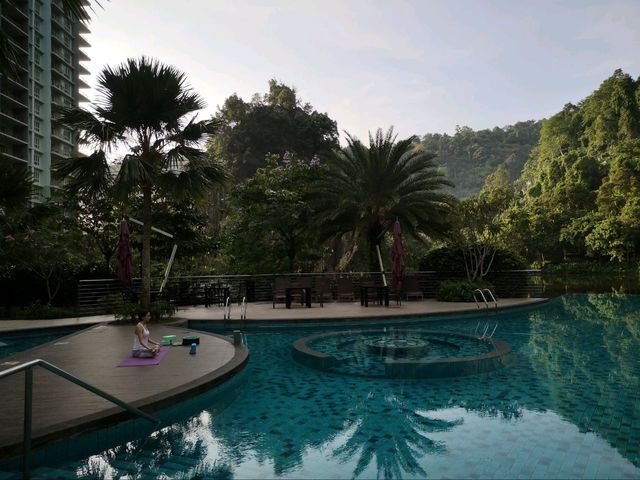 A Resort Surrounded by Amazing Limestone Mountains
