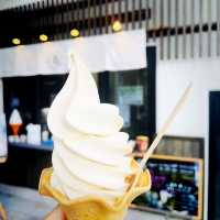 【長野県/下諏訪　地元酒蔵の酒粕から作られたソフトクリーム🍦】
