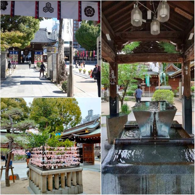 Kushida shrine...ขอพรการค้า ต้องมาฟุกุโอกะ