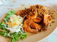 ร้านอาหารทะเลบรรยากาศดีที่อ่าวนาง