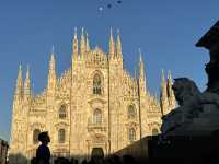 Risking my camera for a selfie with Duomo di Milano 