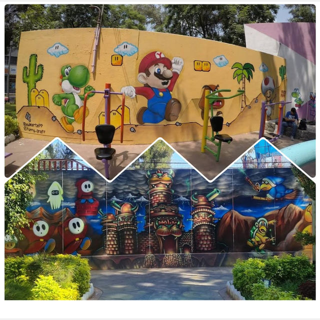 【墨西哥】Plaza Civica Emilio Carranza：馬裡奧兄弟遊樂區，離市中心近