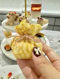 くまさん🧸✖️リボン🎀の可愛すぎるアフタヌーンティー🫖