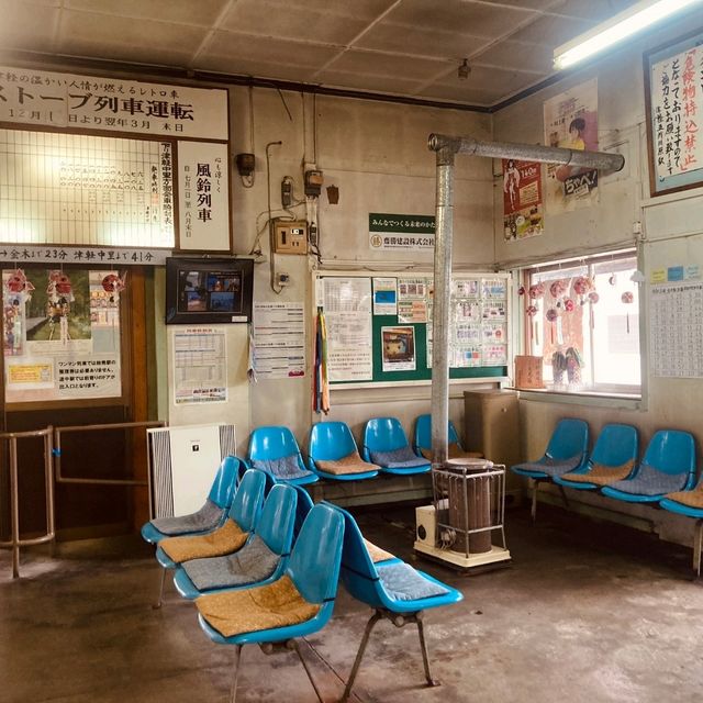 青森景點|搭冬季限定津輕鐵道暖爐列車（ストープ列車）到東北賞雪