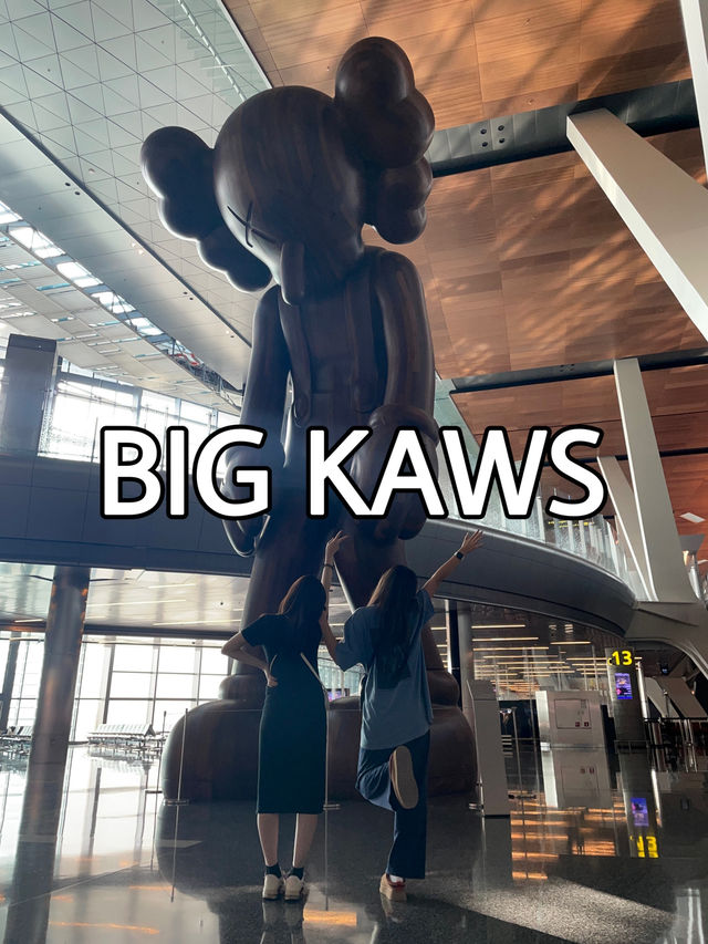 【カタール/ドーハ】巨大カウズに会える空港🛬