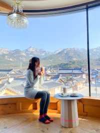 《 🇰🇷韓國首爾恩平韓屋村｜落地玻璃韓屋cafe ☕️》
