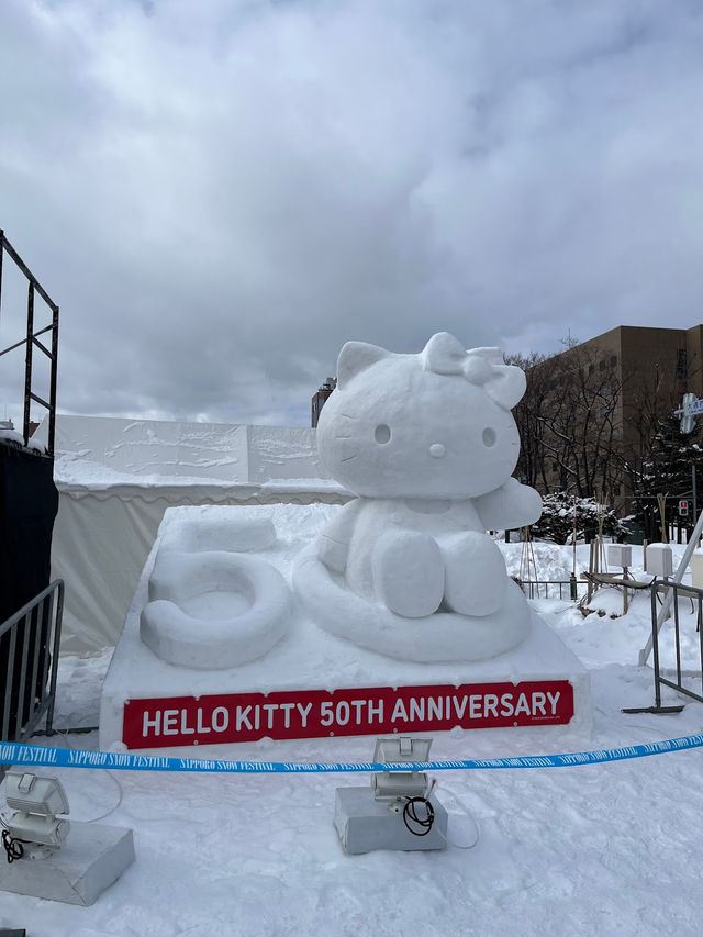 🧦🌨️일본 홋카이도 삿포로 오도리 공원