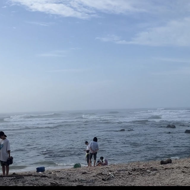 台湾休闲好地方：北门石门名胜海滩