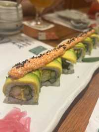 Enjoy sushi in a cozy space