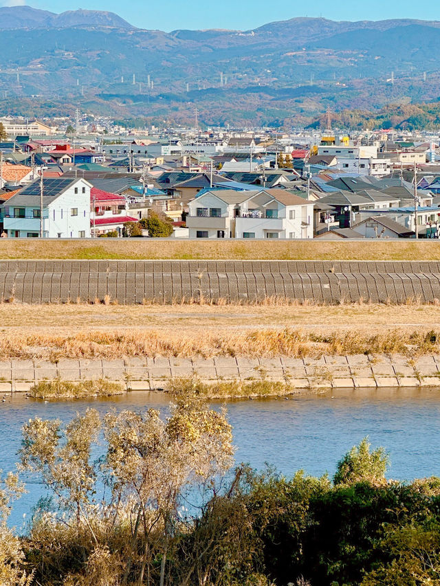 후지산이 보이는 아름다운 일본 시골 마을🇯🇵